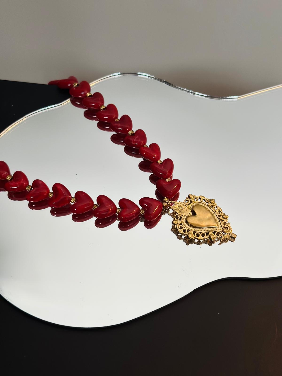 Heart Acrylic Necklace