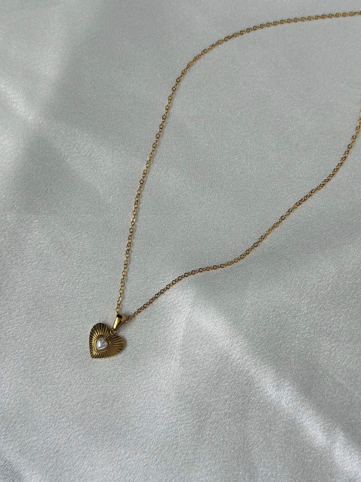 Pearl Heart Necklace