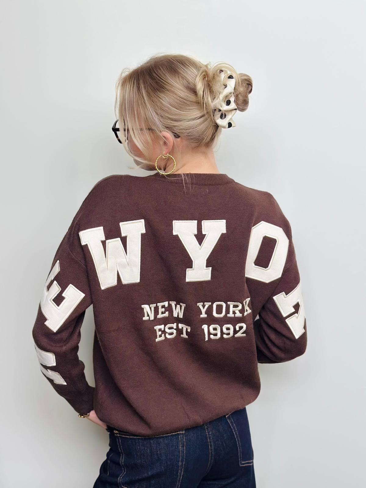 Liv Soft Knit Sweater Brown