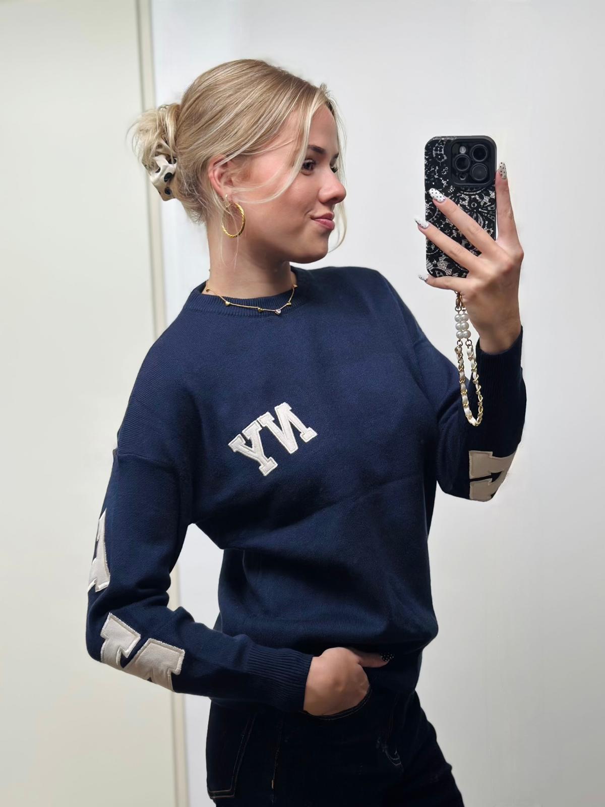 Liv Soft Knit Sweater Navy