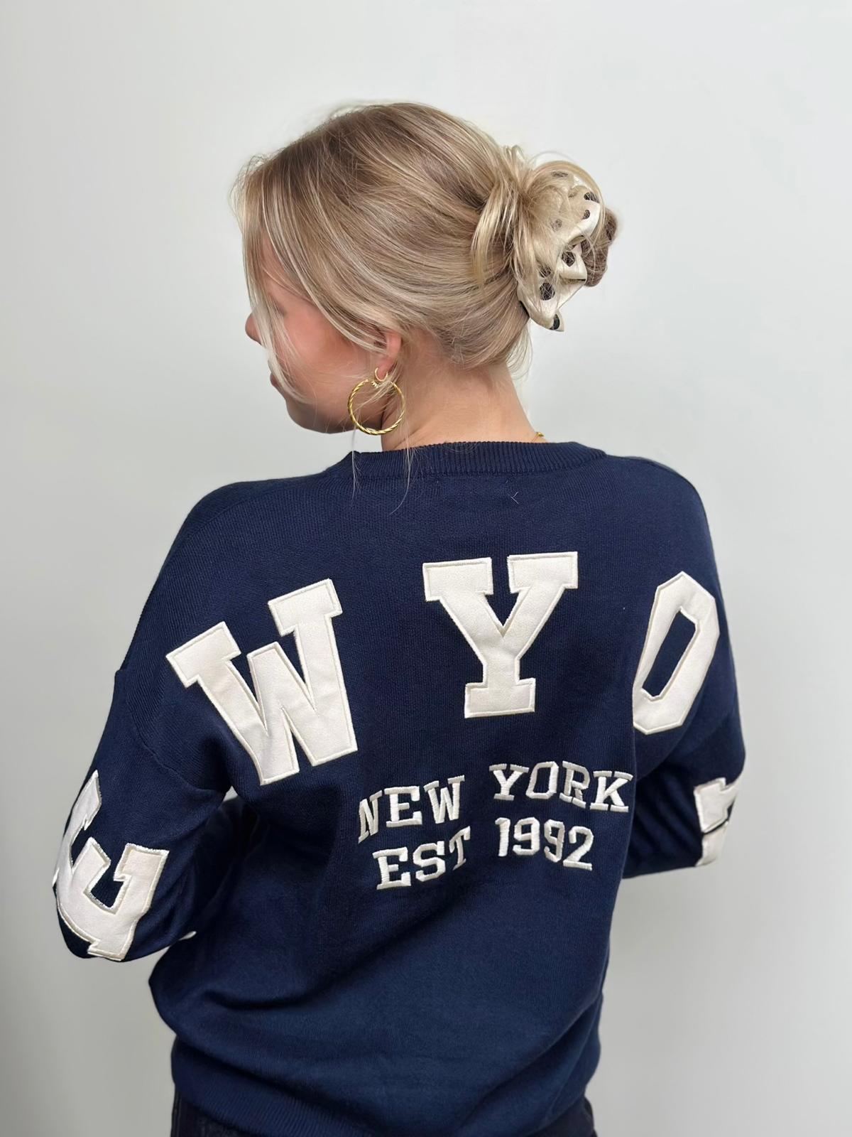 Liv Soft Knit Sweater Navy