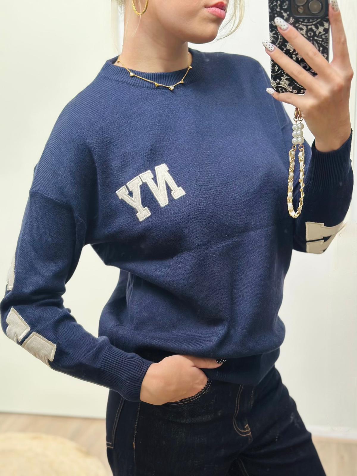 Liv Soft Knit Sweater Navy