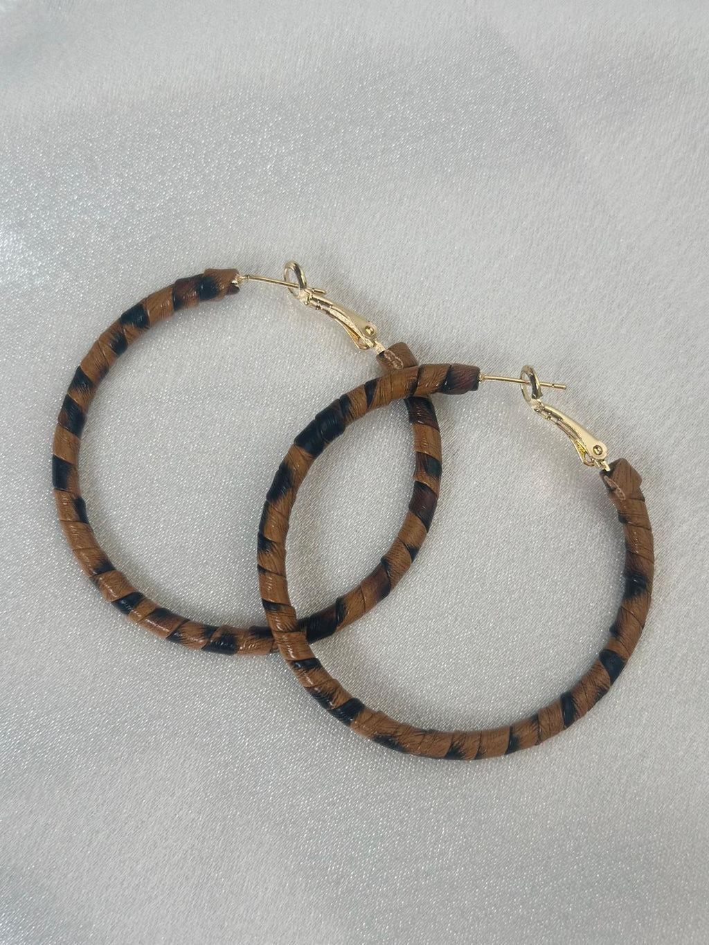 Leopard Hoop Earrings