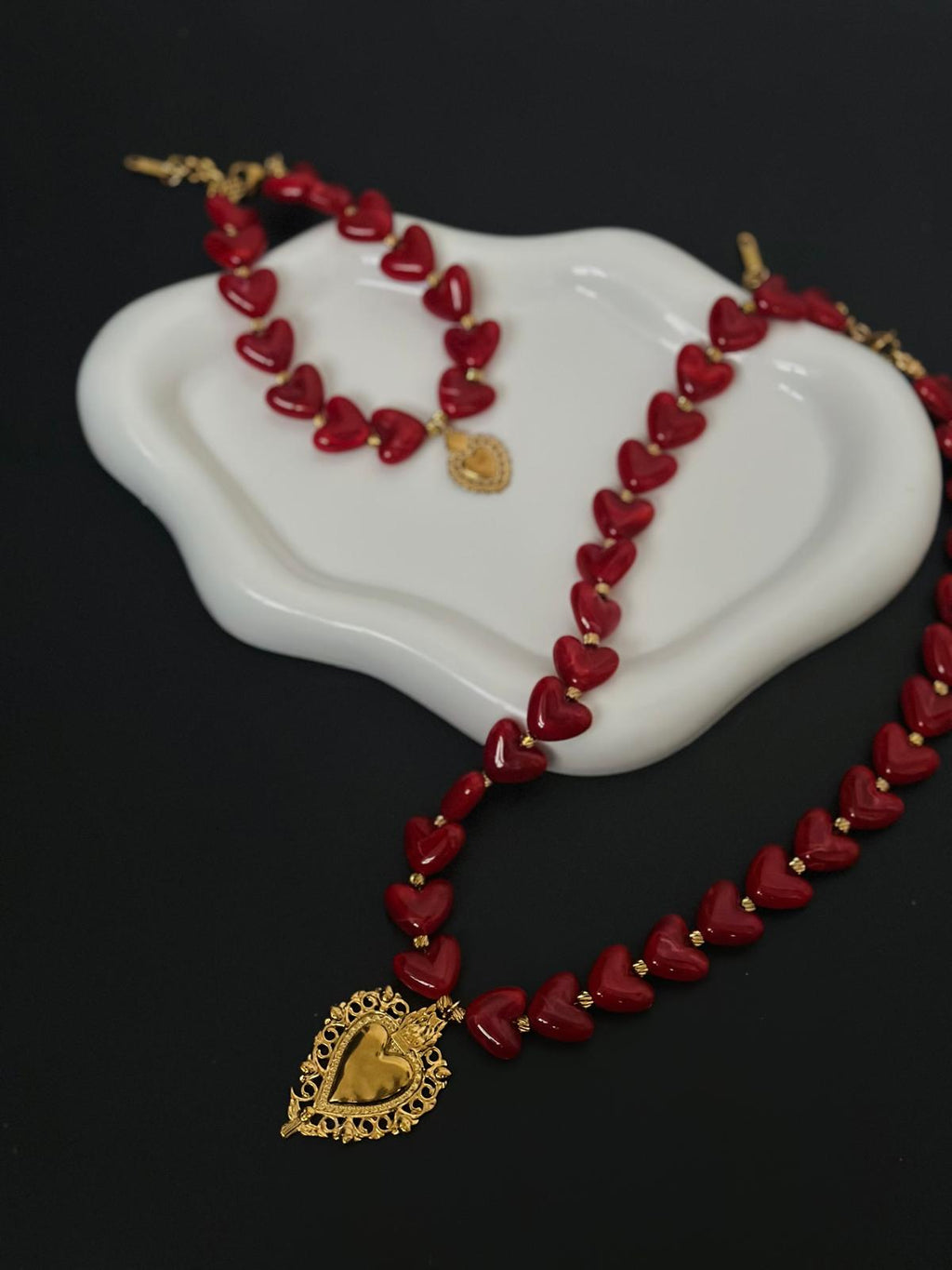 Heart Acrylic Necklace