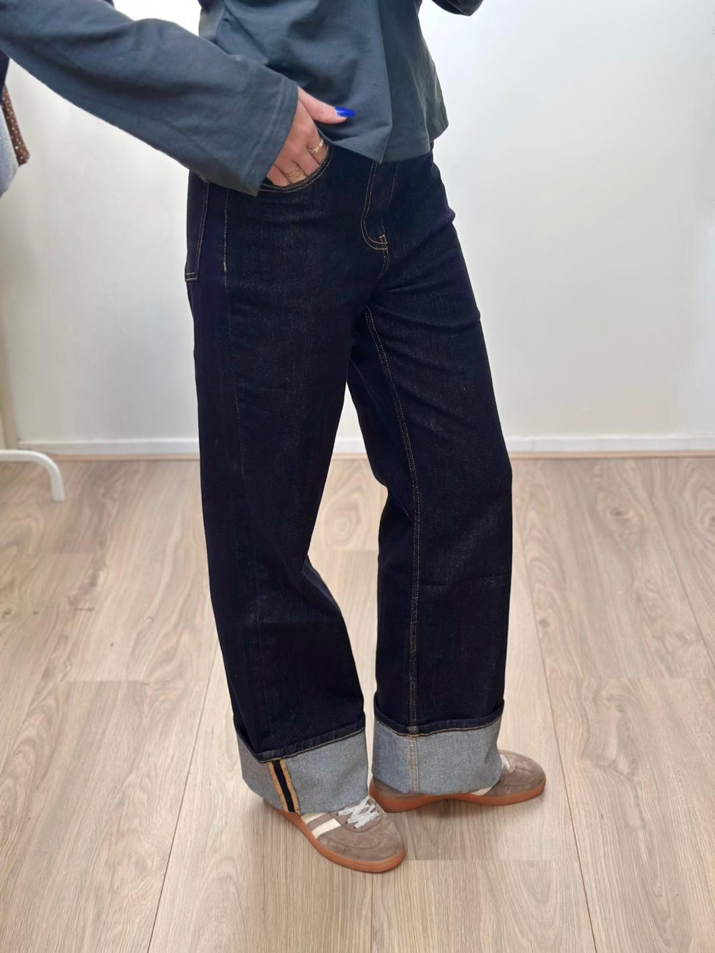 Lexi Denim Folded Jeans