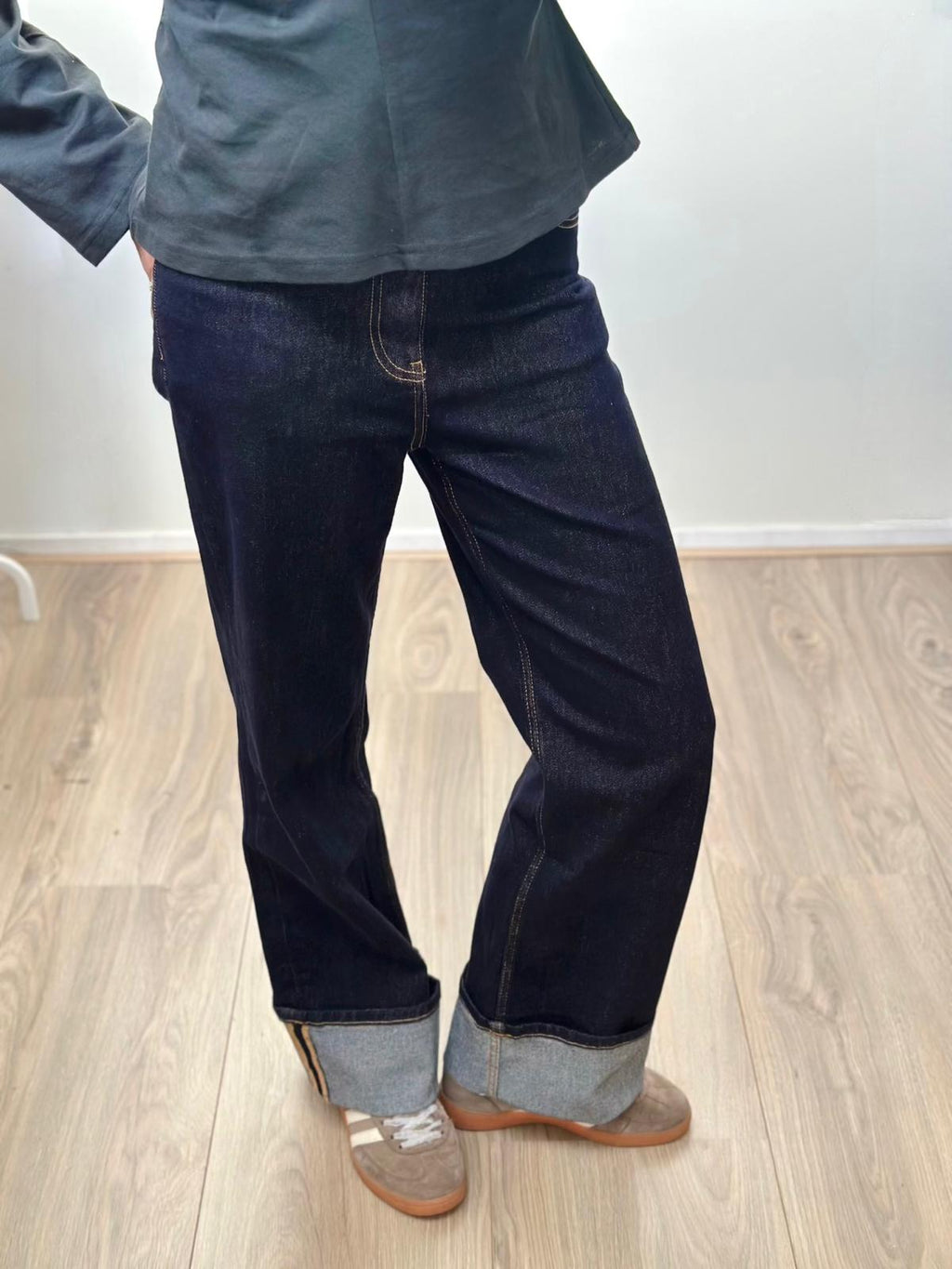 Lexi Denim Folded Jeans