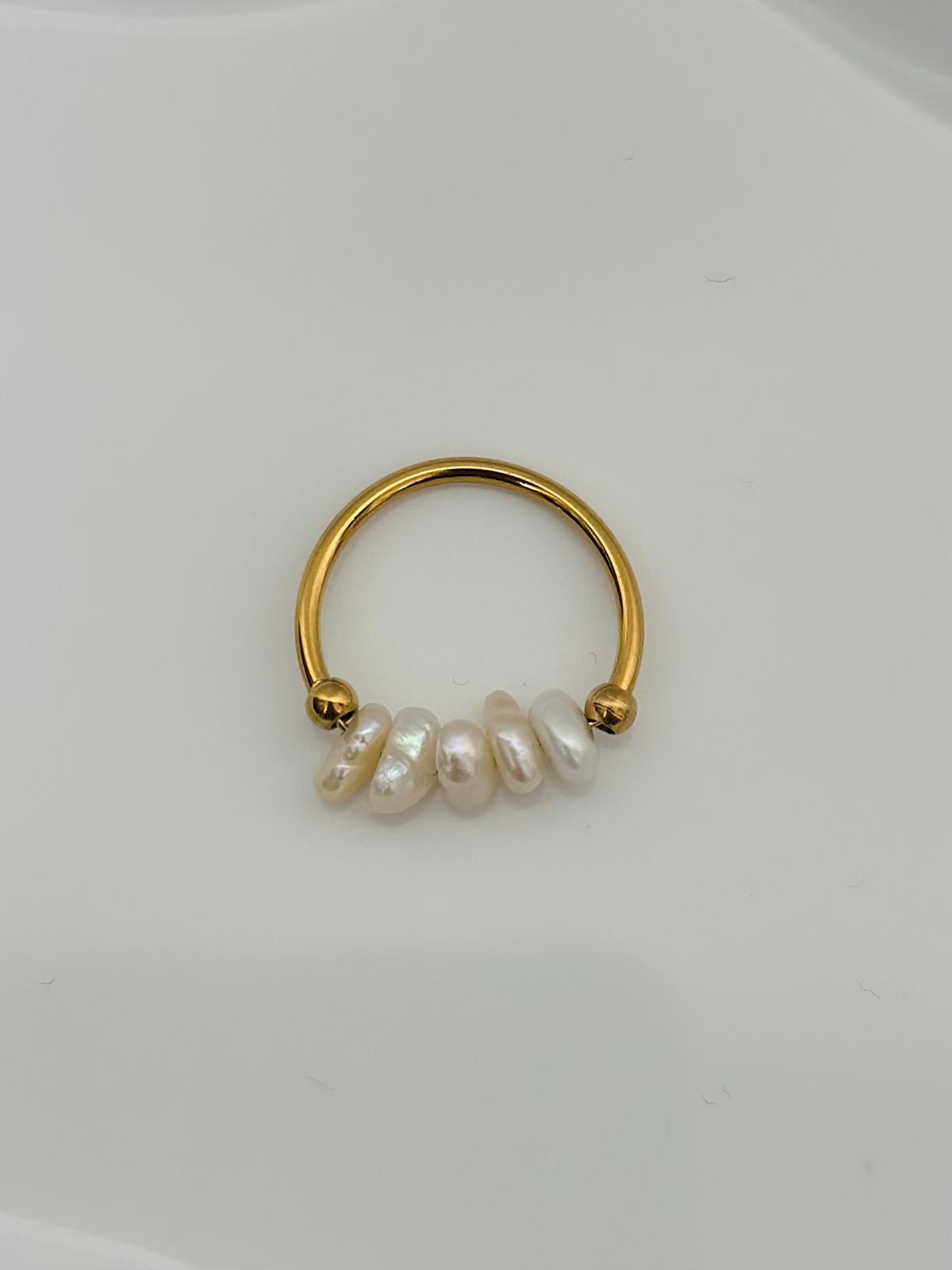 Pearl Beaded Ring