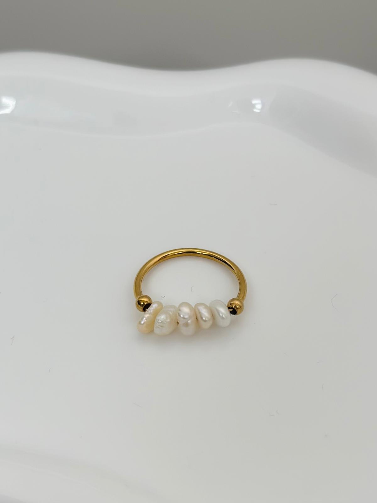 Pearl Beaded Ring